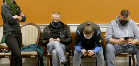 Das Team von »Medycy na Granicy« (Mediziner an der Grenze) bei e...