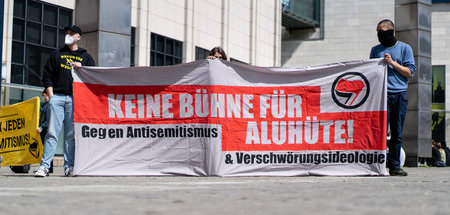 Demonstration gegen »Querdenker«-Aufmarsch in Dortmund (25.4.202...