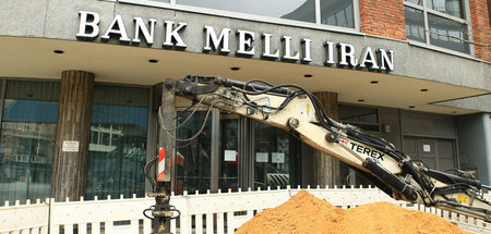 Die Hamburger Niederlassung der Bank Melli Iran (27.2.2021)