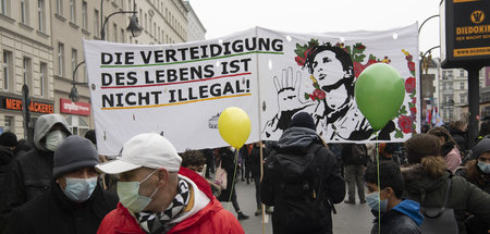 Demonstration gegen das PKK-Verbot (Berlin, 27.11.2021)