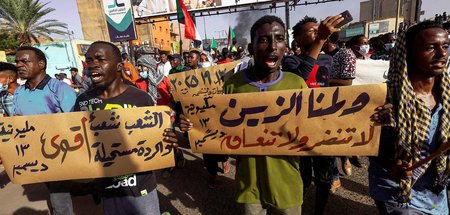 Seit Wochen kommt es im Sudan zu Protesten gegen die Militärregi...
