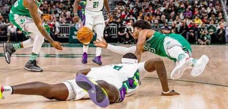 Ligaspiel im weihnachtlichen Ausnahmezustand: Boston Celtics geg...