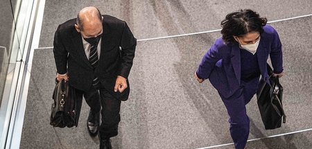 Kennen am Ende nur eine Richtung: Kanzler Scholz und Außenminist...
