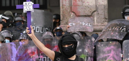 Nicht nur am Frauenkampftag gehen Mexikanerinnen für ihre Rechte...