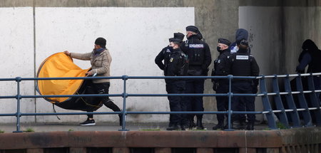 Asylsuchende werden im Norden Frankreichs immer wieder aus ihren