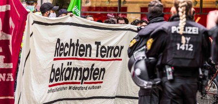 Antifaschistische Kundgebung in München (18.7.2020)