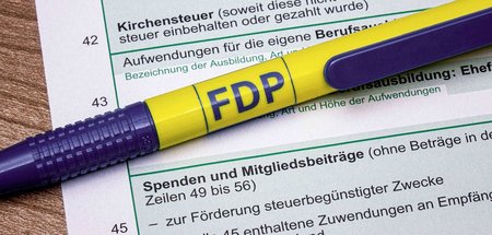 Was nicht an den Staat geht, kann der Partei gegeben werden: FDP...