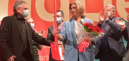 Das Zeug zur Wahlsiegerin? SPD-Wirtschaftsministerin Anke Rehlin...