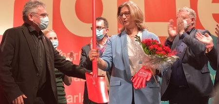 Das Zeug zur Wahlsiegerin? SPD-Wirtschaftsministerin Anke Rehlin... Das Zeug zur Wahlsiegerin? SPD-Wirtschaftsministerin Anke Rehlin...