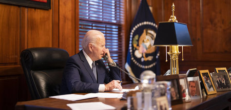 »Eine Übersicht verschafft«: US-Präsident Biden im Telefongesprä...