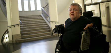 Andreas Meyer im Oberlandesgericht Köln, wo über mögliche Verfle...