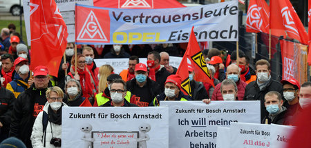 Begründet wird der Jobabbau bei Bosch mit der Transformation. Di...