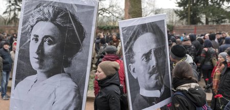Unvergessen: Rosa Luxemburgs und Karl Liebknechts wird jährlich ...
