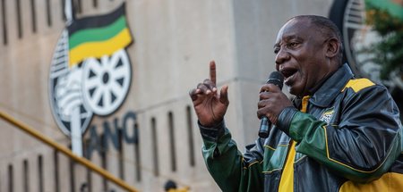 Hat Staats- und Parteichef Cyril Ramaphosa Rückhalt für die Erne...