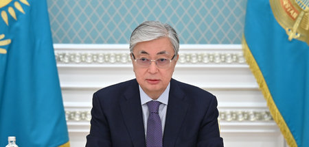 Kasachstans Präsident Tokajew in Nur-Sultan (5. Januar)