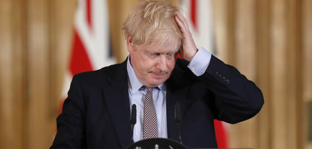 Auch trotz Lockdown in Feierlaune: Premierminister Boris Johnson