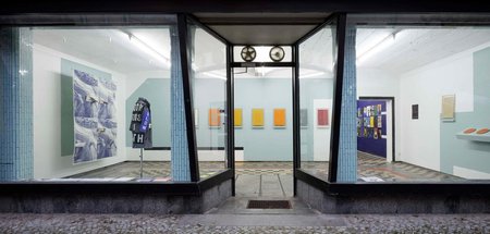 Überwachungssituation: Der Ausstellungsraum »After the Butcher« ... Überwachungssituation: Der Ausstellungsraum »After the Butcher« ...