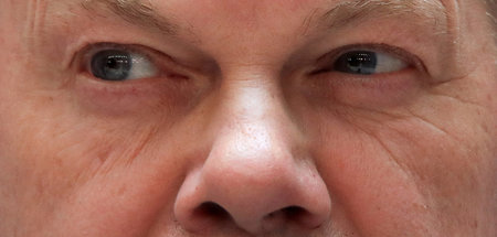 »Politprofi«: Olaf Scholz, hier bei einer Pressekonferenz am Tag...