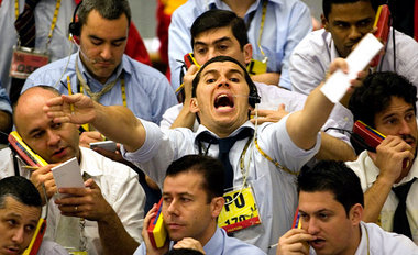 Verkaufen, verkaufen – Börse in Sao Paulo vor dem »Schwarzen Mon...