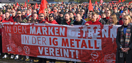 Ein Fall gelungener Organisation? IG-Metall-Kundgebung am Eisena...