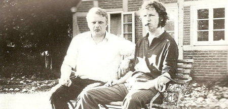 Joska Pintschovius (l.) lieferte den Stoff zum Leben Heino Jaege...