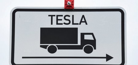 Baustelle von Tesla in Grünheide (28.12.2021)