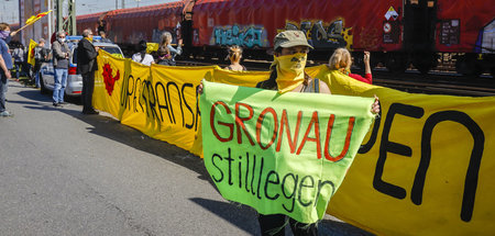 Protest gegen Atomkraft in Münster (2020)