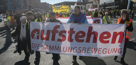 Aktionstag von »Aufstehen« in Berlin (16.2.2019)