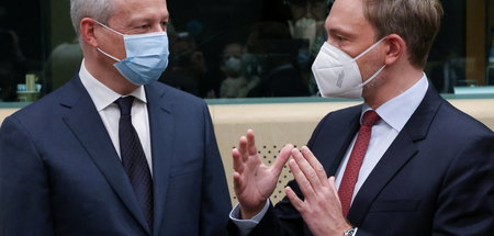 Nach der Pfeife der Kapitalmärkte: Bruno Le Maire (l.) und Chris... Nach der Pfeife der Kapitalmärkte: Bruno Le Maire (l.) und Chris...
