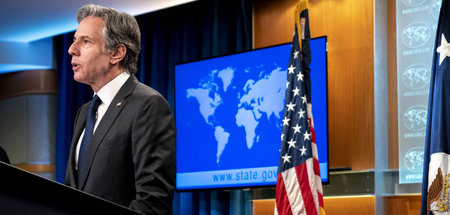 Hält sich alle Optionen offen: US-Außenminister Antony Blinken a...