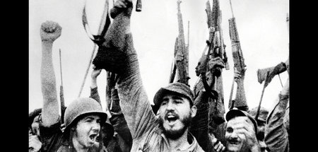 Guerillakämpfer der Bewegung 26. Juli in der Sierra Maestra im S...