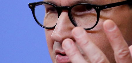 Umfragen zufolge könnte Ministerpräsident Morawiecki bei den kom... Umfragen zufolge könnte Ministerpräsident Morawiecki bei den kom...