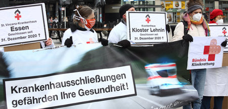 Dem Bündnis Klinikrettung zufolge sind bereits 50 weitere Kranke...