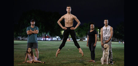 Zu Besuch in Cali: Josué Gomez mit seiner Familie in ihrem Heima...