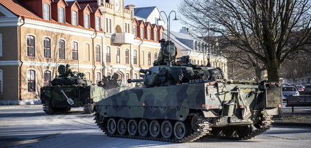 Seit Mitte Januar gibt es auf Gotland verstärkte Präsenz des Mil...
