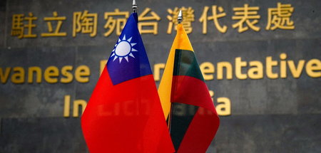 Taiwan hat im November 2021 in der litauischen Hauptstadt Vilniu...