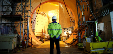 Langzeitbaustelle: Am Druckwasserreaktor des AKW Flamanville gib...