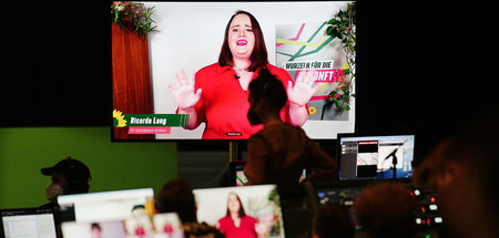 Onlineparteitag: Grünen-Politikerin Ricarda Lang gilt als eine d...