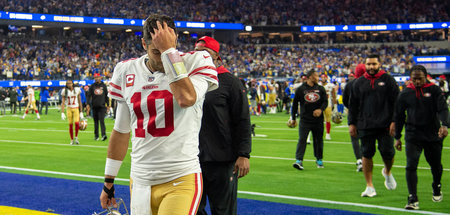 Das war nichts: Jimmy Garoppolo geht nach der 17:20 Niederlage s...