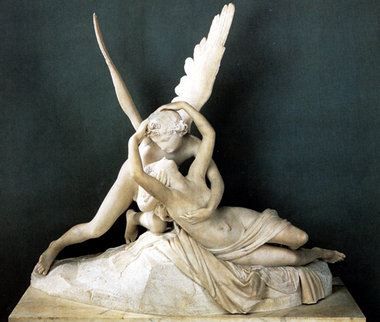 Amor und Psyche, Marmor, gefertigt von Antonio Canova (1757 – 18...