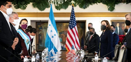 Auf Augenhöhe: Präsidentin Xiomara Castro trifft US-Vizepräsiden...