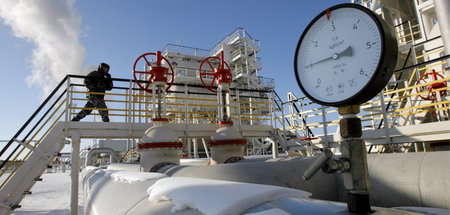 Ölförderanlage der Juganskneftegas im westsibirischen Neftejugan...