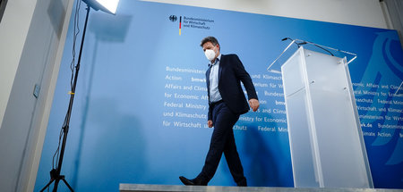 Doch kein Förderstopp: Wirtschaftsminister Robert Habeck am Dien...