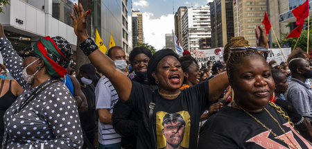 Wütender Protest: Auch in São Paulo fand am Sonnabend eine Demon...