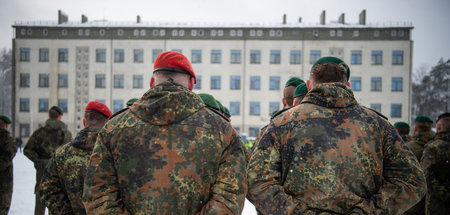 Übergabeappell von Bundeswehr-Soldaten in Rukla (4.2.2019)
