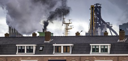 Nicht besonders umweltfreundlich: Hochofenanlage von Tata Steel ... Nicht besonders umweltfreundlich: Hochofenanlage von Tata Steel ...