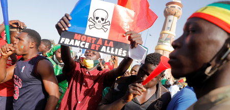 Auftrieb für antifranzösische Proteste in Mali: Demonstration am... Auftrieb für antifranzösische Proteste in Mali: Demonstration am...