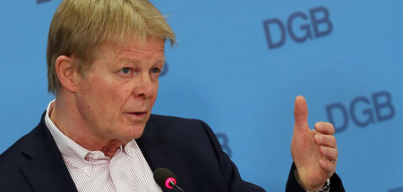 DGB-Chef Reiner Hoffmann will den Grund für den Mitgliederschwun...