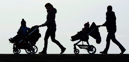 Besonders von Armut bedroht: Kinder von alleinerziehenden Eltern...