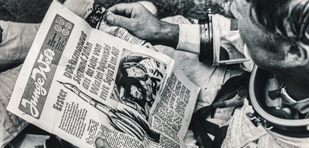 Zurück auf der Erde, erst mal ein Blick auf die Titelseite: Sigm...